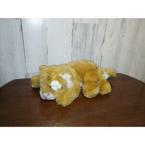 Rainforest Cafe Toys Sleeping Tiger Plush 9"